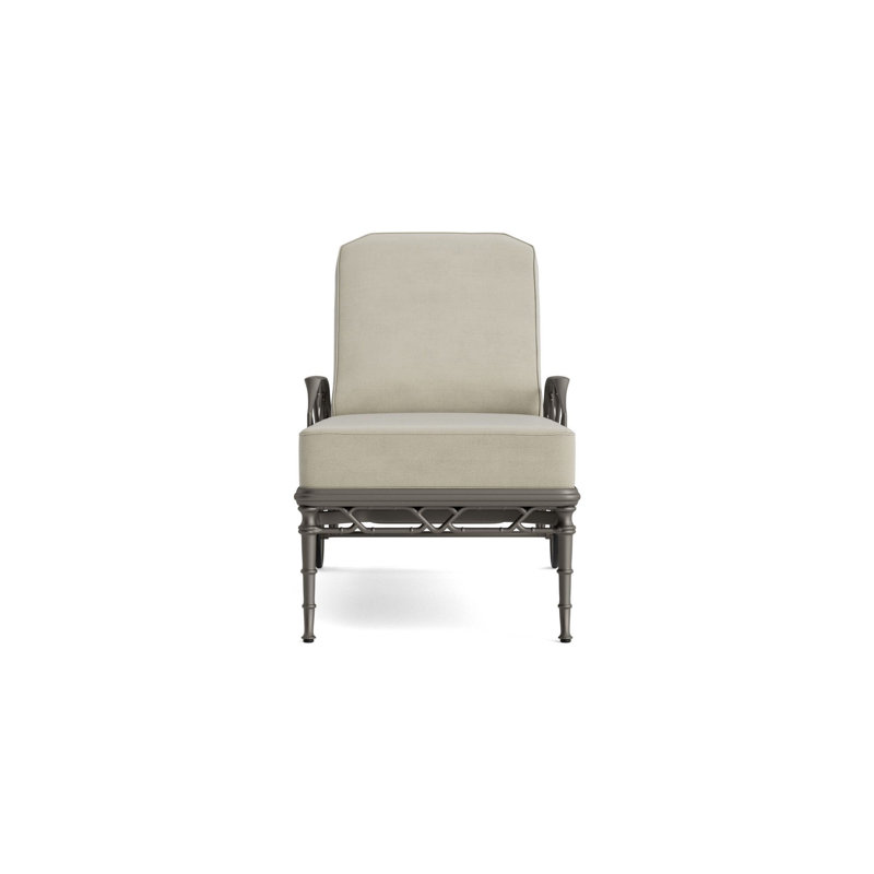 Calcutta Outdoor Chaise Lounge, Mica, Fusion Neptune
