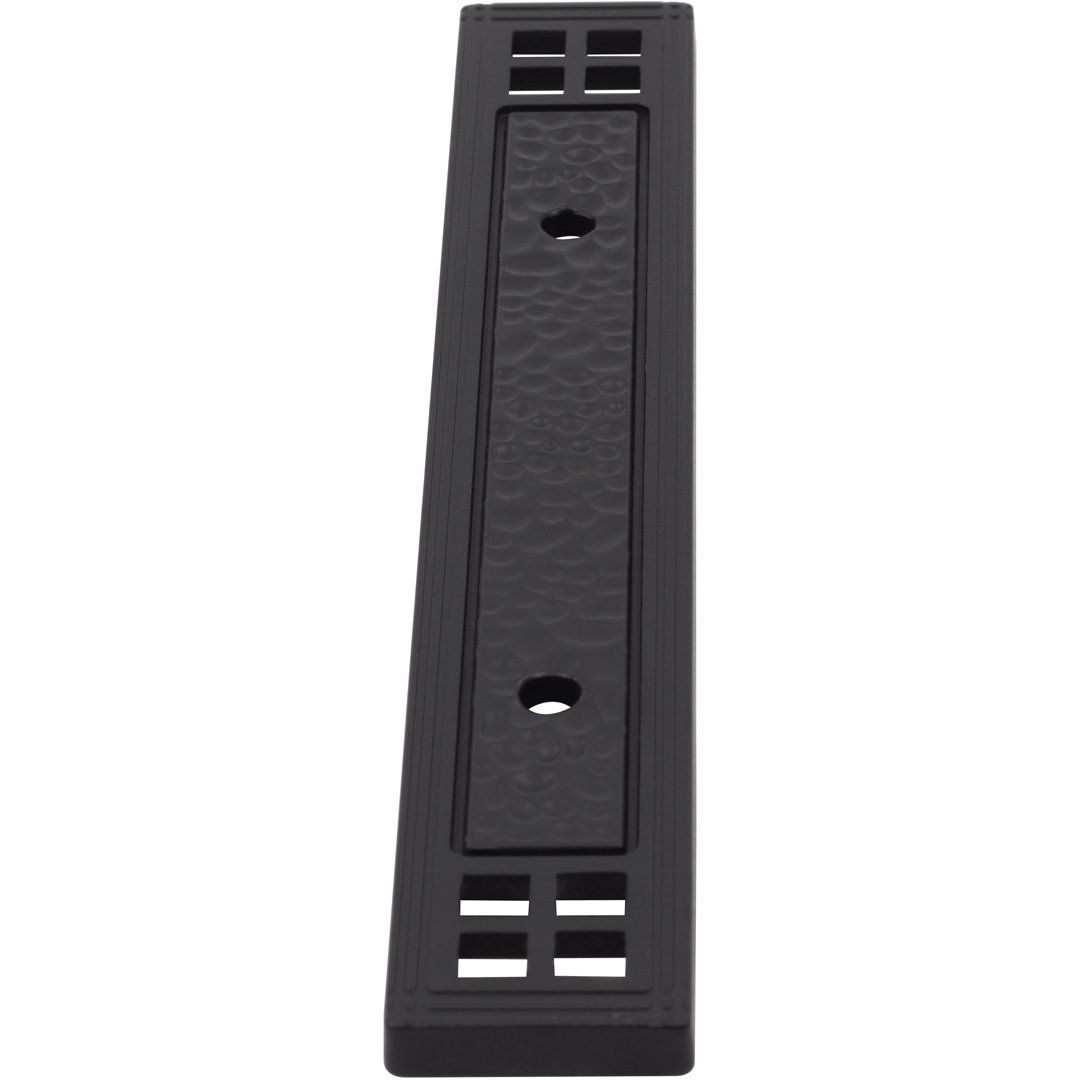 Arts and Crafts Pull Backplate Stone Harbor Hardware 