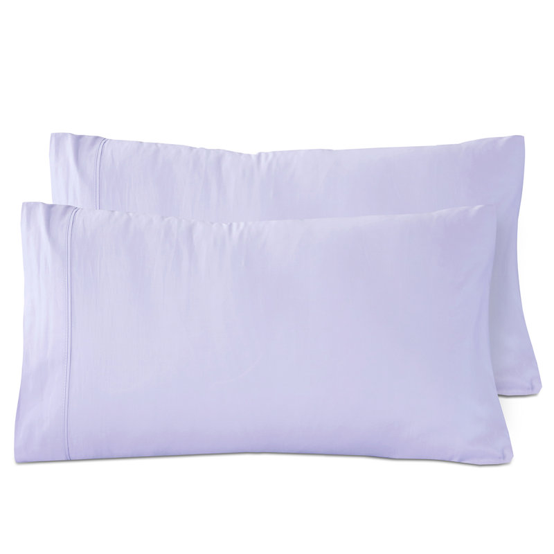  Ensemble de draps 100% coton à densité de tissage 300 fils Boston Linen Co., Lavande