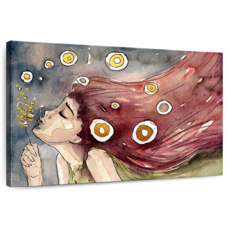 Leisha Sweet Wishes Modern Portrait, 34" H x 51" W