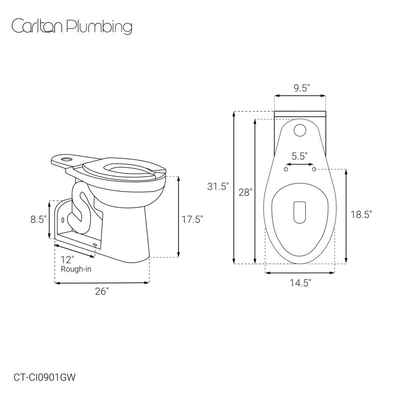 Cuvette de toilette Marquet