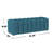 Fabric Upholstered Tufted Accent Bench, Peacock Blue-473995347