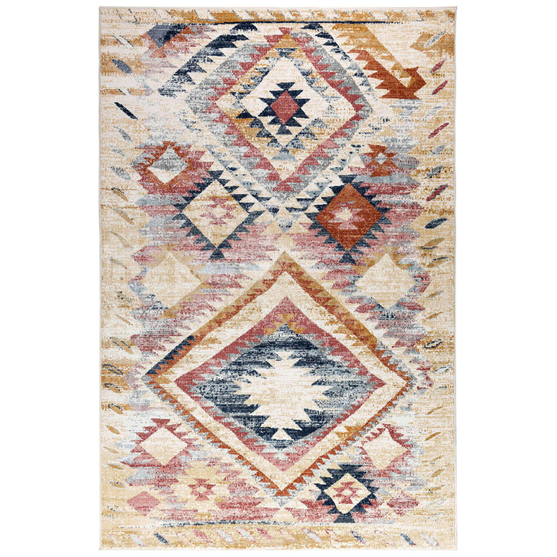 Spanos Geometric Indoor Rug, Rectangle 5'3" x 7'7"