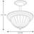 Micadeau Glass Semi Flush Mount-29242643