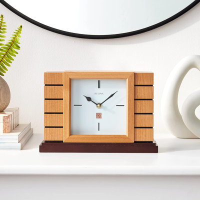 6.5'' H Solid Wood Floor Clock