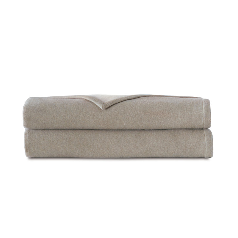 Hansel Hand Woven Blanket, Twin, Bisque