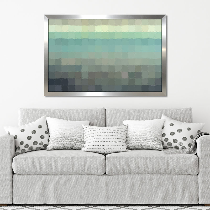 «Circles and Squares # 24», reproduction d'art, H 18 po x l 30 po x P 1 po, Toile tendue