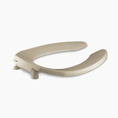 Siège de toilette allongé avec charnière à carreaux Lustra