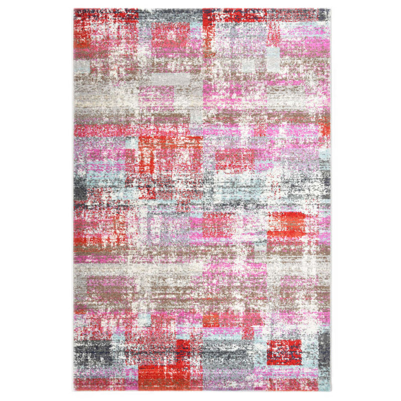 Farview Abstract Shag Area Rug, Rectangle 80 x 150cm