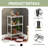 Modern White Storage Shelf