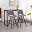 Ensemble de 2 tabourets à hauteur de comptoir en tissu 28,25 po-1838387627