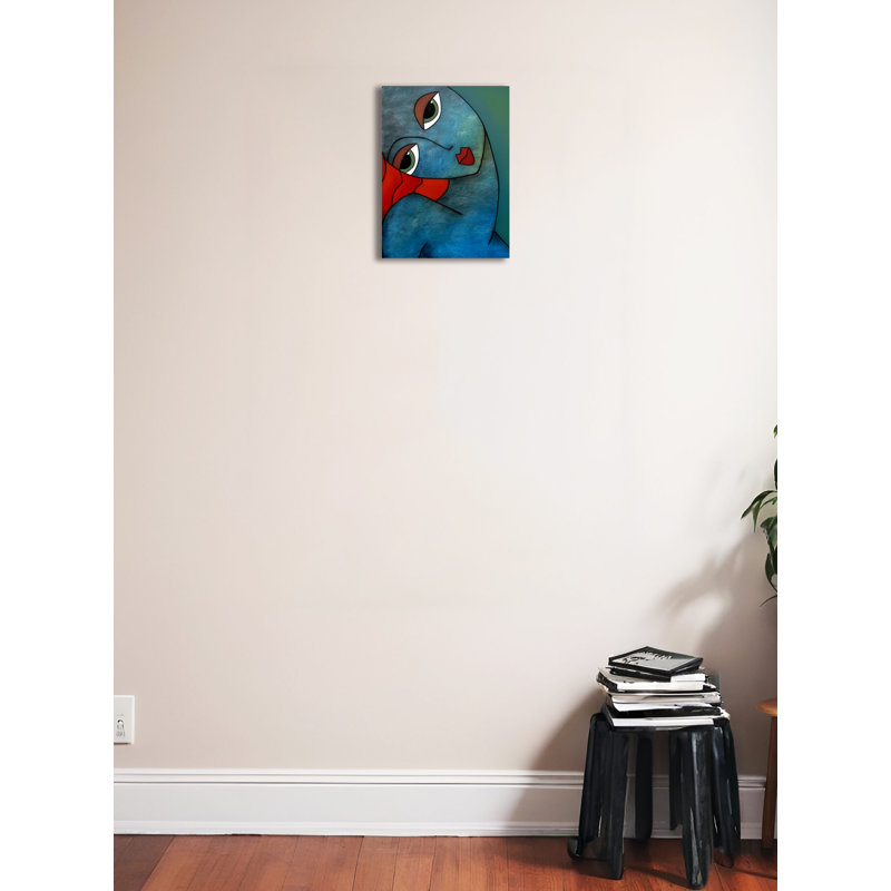 «Blue Passion» par Tom Fedro, impression sur toile tendue, H 16 po x l 12 po x P 1,5 po