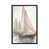 Toile avec cadre gris foncé