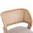 Winslow Modern Farmhouse Upholstered Dining Chairs with PE Rattan Backrest-1133633218