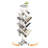 360° Rotating Bookcase,16-Tier Tree Rotating Bookshelf, 360 Degree Spinning Standing Bookcase, Corner Bookcase with casters-1884678837