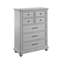 Commode 7 tiroirs grise