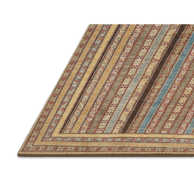 Tapis brun contemporain, Rectangle 6 pi x 9 pi