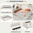 Upholstered Daybed With 4 Support Legs-406153410
