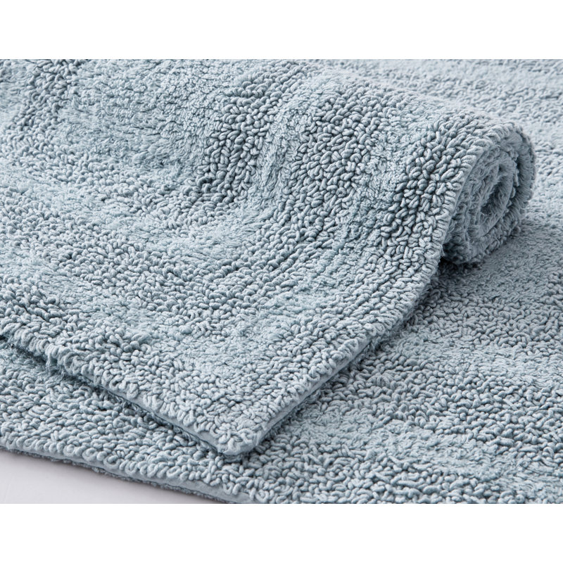 Eddie Bauer Logan Cotton 2 Piece Bath Rug Set, Green