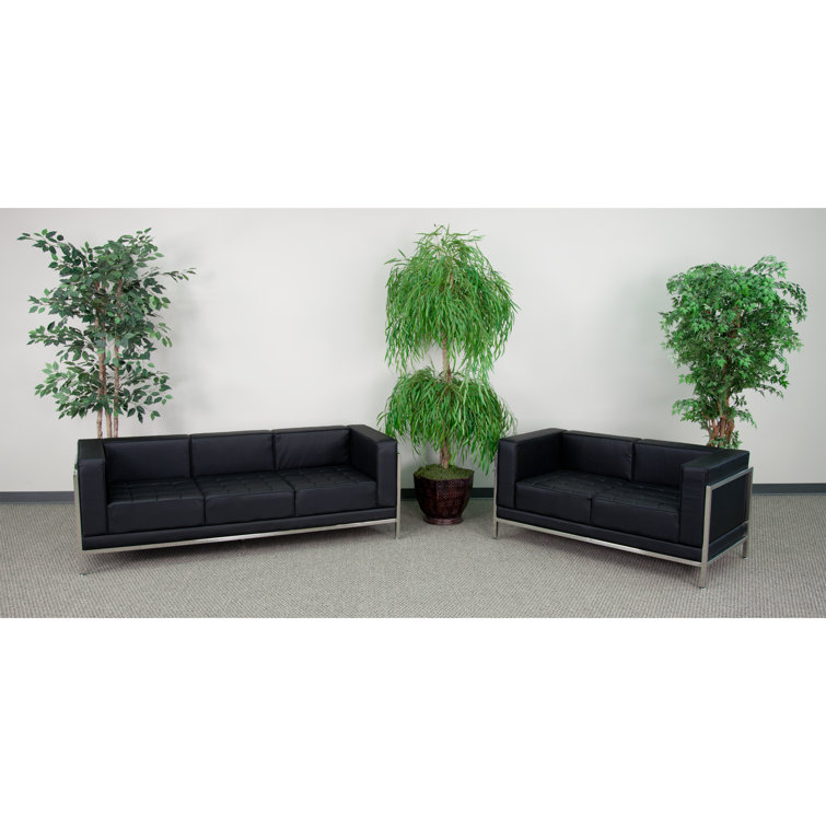 Hercules Imagination Series LeatherSoft Modular Sofa & Loveseat Set with Taut Back and Seat