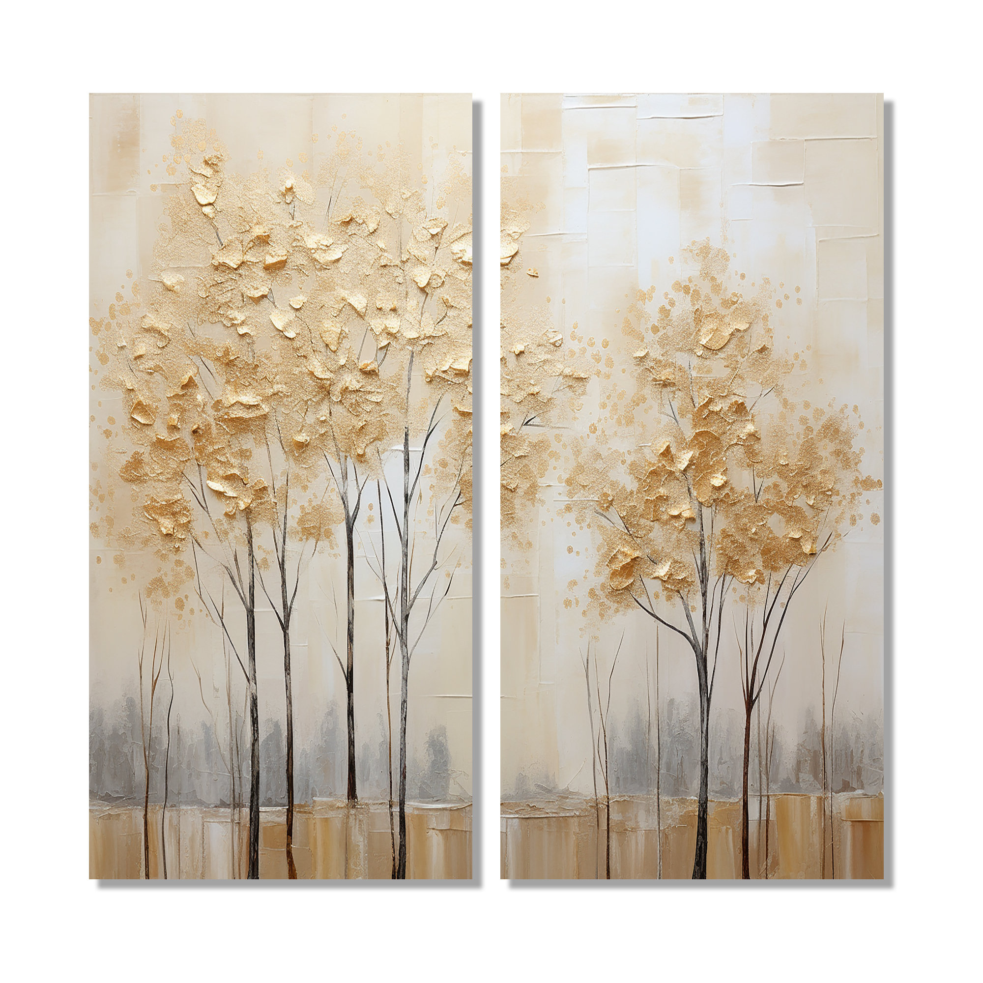 Photo inspiration: Visual Reference: House Of Hampton Minimalism Golden Trees Tranquility I