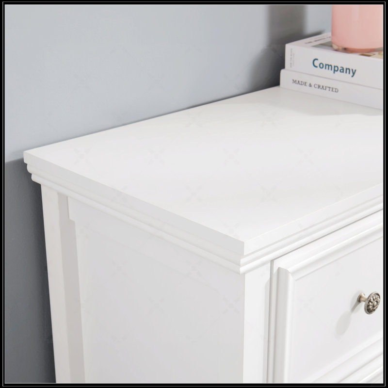 Commode 7 tiroirs Modern, Blanc