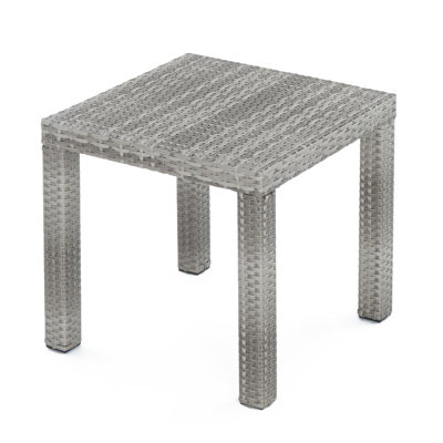 Fionnula Square Wicker Outdoor Side Table