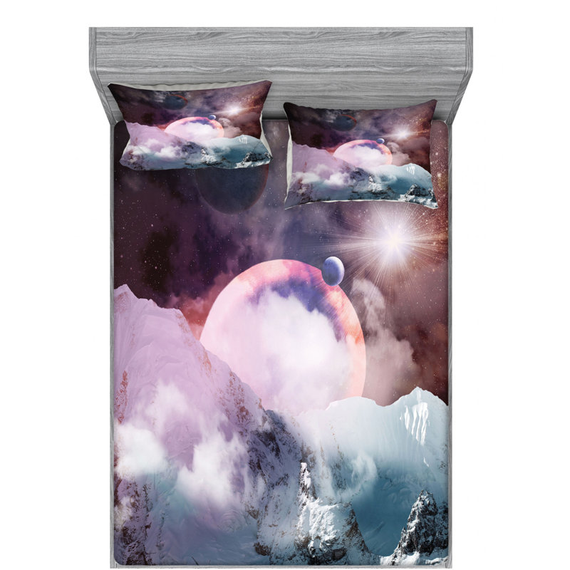 Microfiber Sheet Set, Full Sheet Set with Fitted Sheet