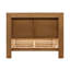 Aeris Rubberwood Platform Bed, Natural, Queen