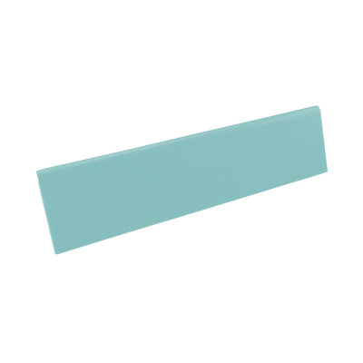 Urban Domain Satin 12'' L x 3'' W Ceramic Bullnose Tile Trim