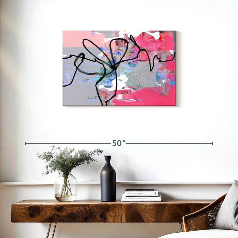 Ligne abstraite Avery, H 20 po x l 30 po