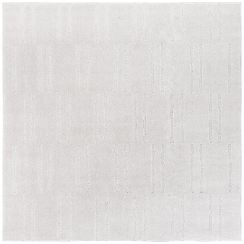 Kevonte Performance Geometric Rug, Square 6'7"