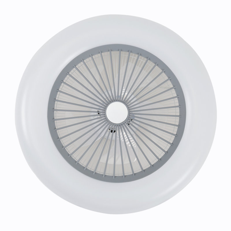 55cm Ceiling Fan with LED Lights, Grey