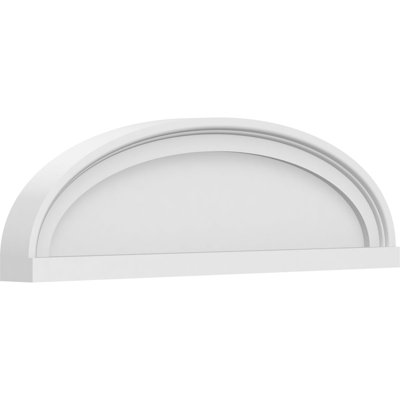 Elliptical Smooth Architectural Grade PVC Pediment