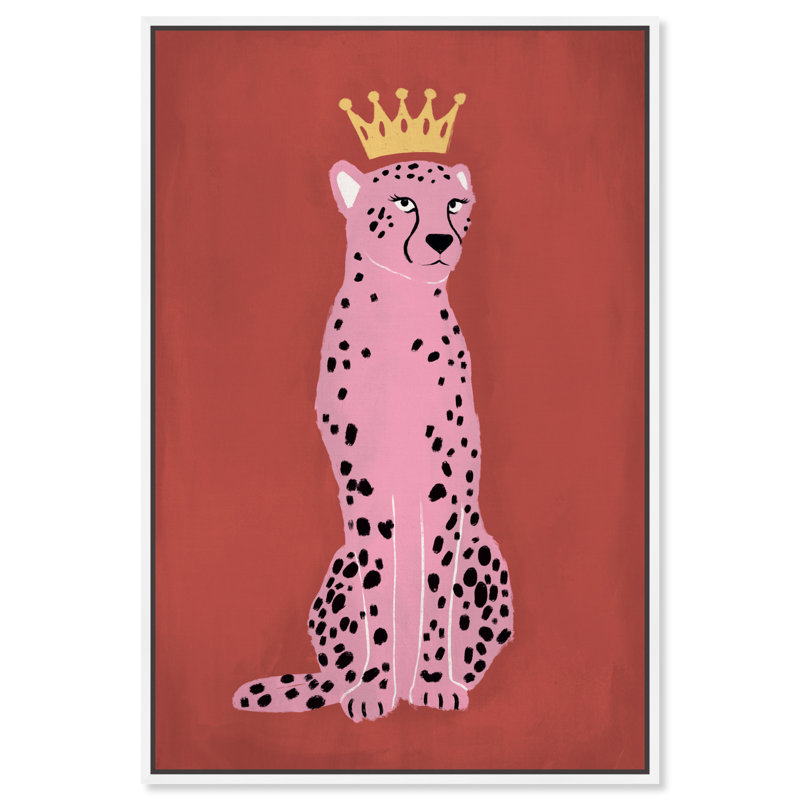 Wild Queen - impression sur toile, H 24 po x l 36 po, Cadre blanc