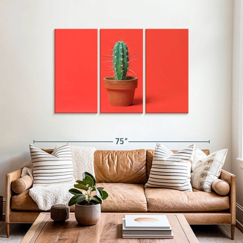 Harnek Potted Cactus, 36" H x 57" W