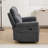57.5" Wide Modern Chenille Upholstered Manual Reclining Loveseat Sofa-589319977