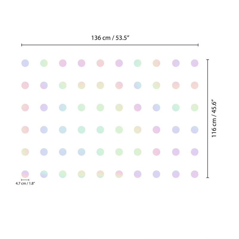 Abstract Non-Wall Damaging Wall Decal