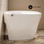 Toilette sans réservoir 12 "à chasse d'eau 1,1 GPF avec réservoir intégré et bidet manuel en blanc brillant Swiss Madison Hugo