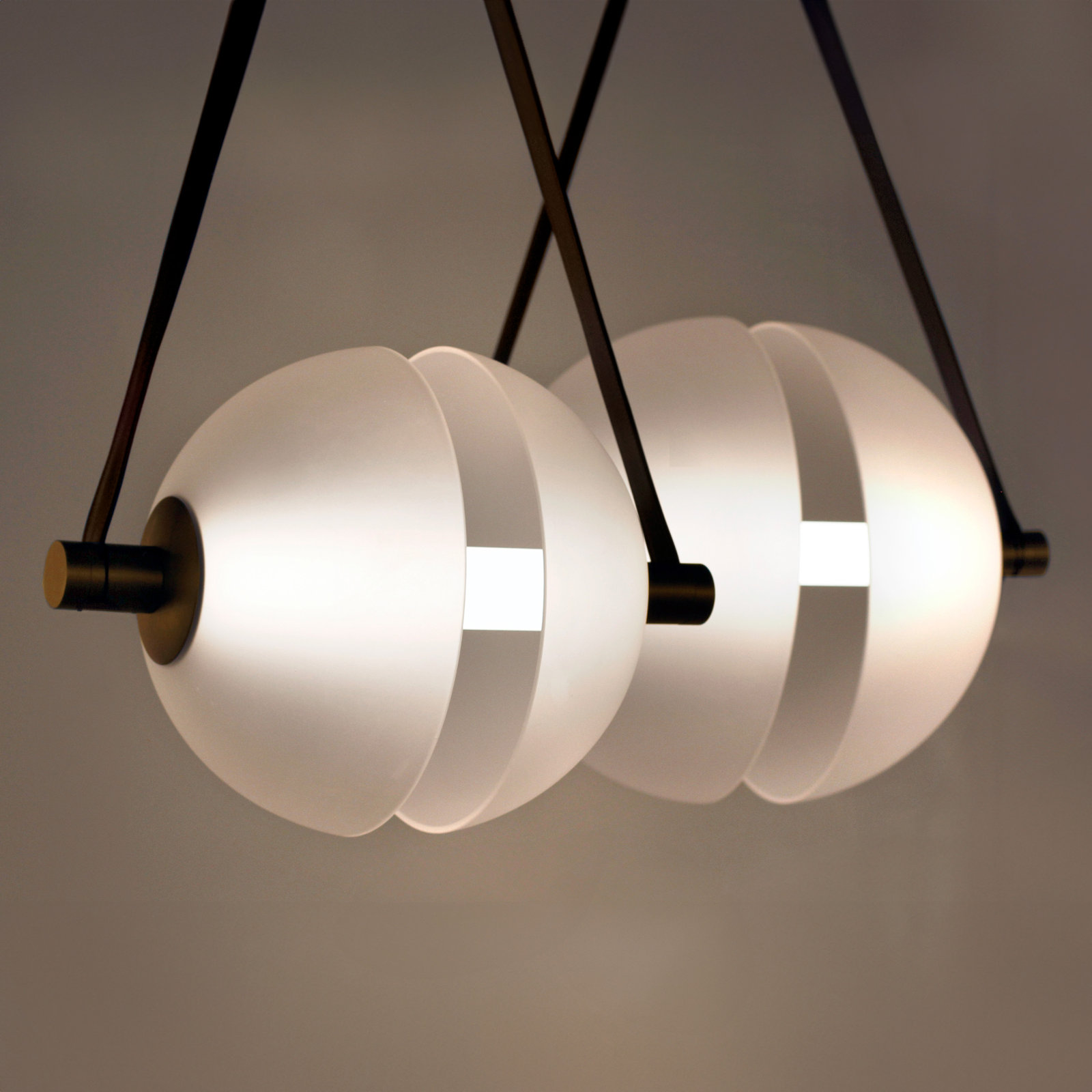 Alessandrina Single Light Frosted Glass Dimmable Pendant, 15.75" H x 22.5" W x 15.75" D