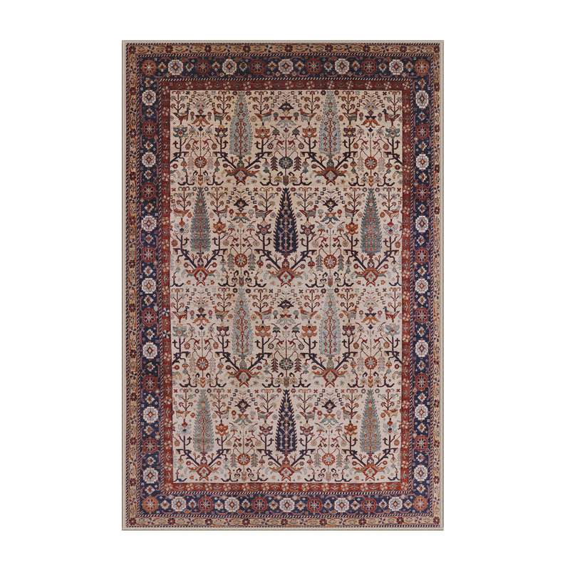 Tapis brun Beula, Rectangle 3 pi x 5 pi