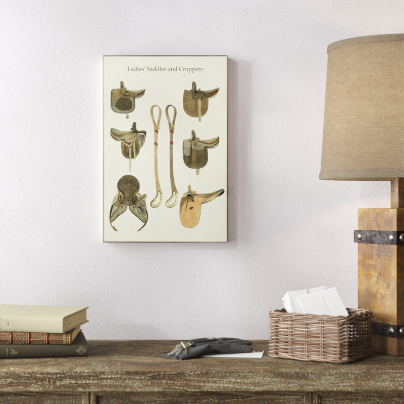 «Lady Saddles» par Vision Studio, impression sur toile, H 18 po x l 12 po