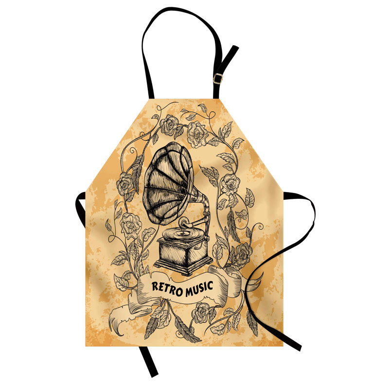 No Pattern Bib Apron