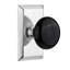 Studio Plate with Black Porcelain Door Knob-792795564