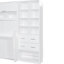 White Full Wall Bed With Customizable Wardrobe And Drawers For Small Bedroom Size Multifunctional Storage Side Flip-2024797575-2024797574