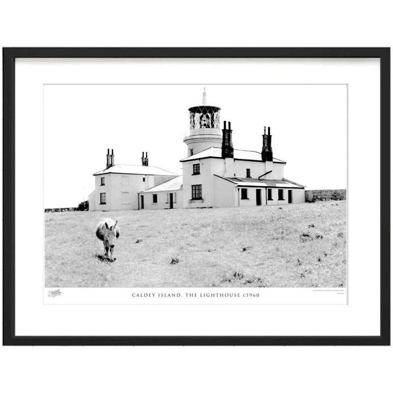 Caldey Island, The Lighthouse C1960 by Francis Frith - Single Picture Frame Print, 60cm H x 80cm W x 2.3cm D