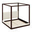 Lit plateforme à baldaquin pour chambre à coucher, tête de lit tapissier-129598494-129598497