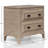 2 Drawer Nightstand With Sand Finish
