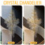 Lustre luxueux en cristal à deux niveaux pour escalier K9-667050993-667050997-667050995