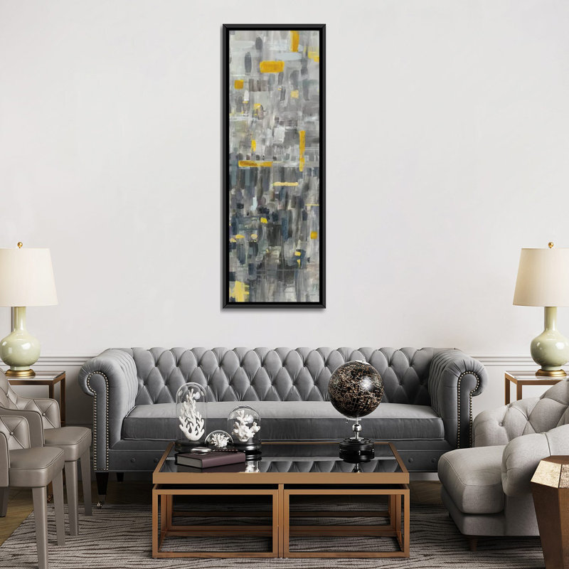 «Reflections III» par Danhui Nai - Reproduction giclée sur toile panoramique, H 36 po x l 12 po x P 1,5 po